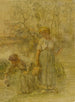 Deux Paysannes - Léon Augustin Lhermitte — näkymä teoksesta
