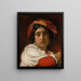 L'Italienne - Léon Bonnat — kehystetty taideteos seinällä