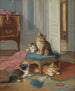 La famille des chats - Léon Huber — näkymä teoksesta