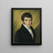 Portrait de Constantin Joseph Henri Moretus - Léon Lhermitte — kehystetty taideteos seinällä