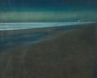 Näkymä rannasta yöllä - Léon Spilliaert — näkymä teoksesta