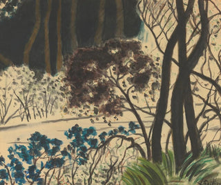 Metsän maisemasta - Léon Spilliaert — näkymä teoksesta