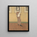 Dame en exposition - Léon Spilliaert — kehystetty taideteos seinällä