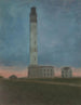 Le phare d'Ostende au lever du soleil - Léon Spilliaert — näkymä teoksesta