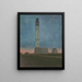 Le phare d'Ostende au lever du soleil - Léon Spilliaert — kehystetty taideteos seinällä