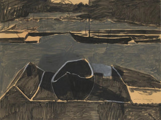 Dokken à Ostende - Léon Spilliaert — näkymä teoksesta