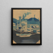 Vue sur le port - Léon Spilliaert — kehystetty taideteos seinällä