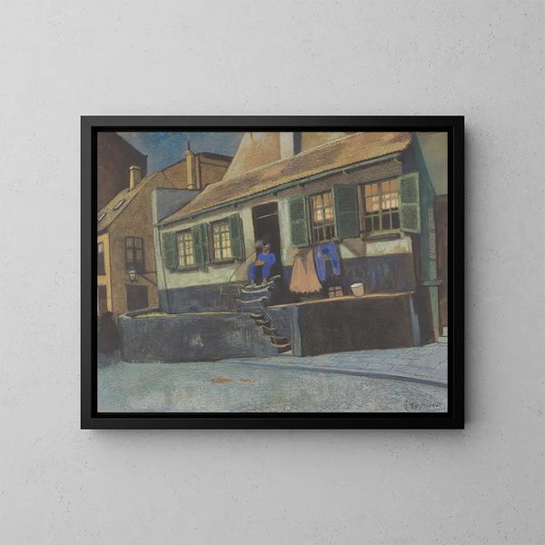 La maison appelée Le Pulpit à Ostende - Léon Spilliaert — kehystetty taideteos seinällä