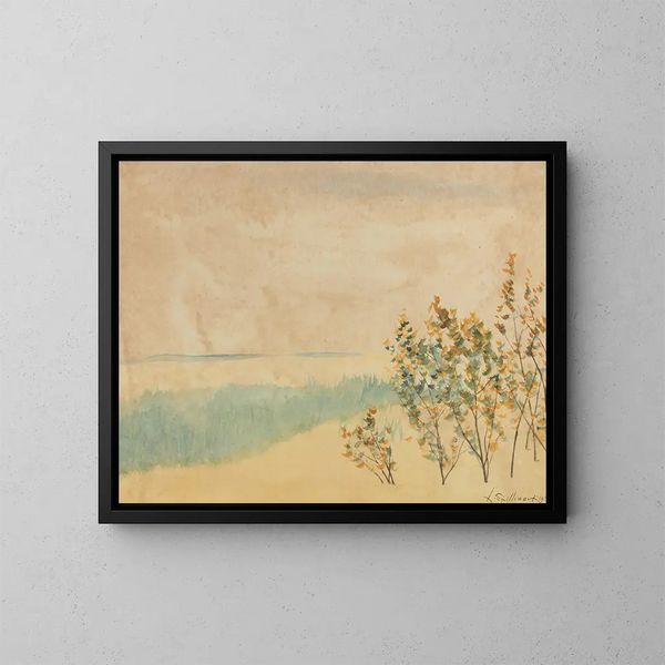 Maisema - Léon Spilliaert — kehystetty taideteos seinällä