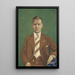 Portrait d'Adolphe Van Glabbeke - Léon Spilliaert — kehystetty taideteos seinällä