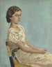 Portrait de Mlle Simonne Kremer - Léon Spilliaert — näkymä teoksesta