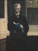 Autoportrait avec carnet de croquis bleu - Léon Spilliaert — näkymä teoksesta