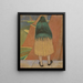 Pêcheuse - Léon Spilliaert — kehystetty taideteos seinällä