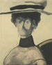 Femme au chapeau rose - Léon Spilliaert — näkymä teoksesta
