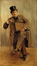 Georges Courtelinein muotokuva 1858-1929 - Léopold Stevens — näkymä teoksesta