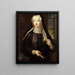 Hedvig Ulrika Taube 1714-1744 également comtesse de Hessenstein - Lorens Pasch l'Ancien — kehystetty taideteos seinällä