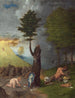 Allégorie de la vertu et du vice - Lorenzo Lotto — näkymä teoksesta