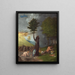 Allégorie de la vertu et du vice - Lorenzo Lotto — kehystetty taideteos seinällä