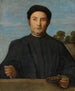 Portrait d'un bijoutier probablement Giovanni Pietro Crivelli - Lorenzo Lotto — näkymä teoksesta
