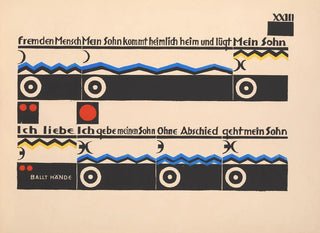 Feuille sans titre XXIII - Lothar Schreyer — näkymä teoksesta