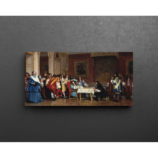 Louis XIV et Molière - Jean-Léon Gerôme | Reproduction Tableau Décoration murale affiche copie
