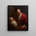 Presumed portrait of Edme Bouchardon - Louis-Gabriel Blanchet — kehystetty taideteos seinällä