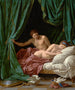 Mars ja Venus -rauhaa symboloiva allegoria - Louis-Jean-François Lagrenée — näkymä teoksesta