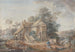 Le Petit Trianon Versailles - Louis-Nicolas van Blarenberghe — näkymä teoksesta