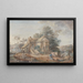 Le Petit Trianon Versailles - Louis-Nicolas van Blarenberghe — kehystetty taideteos seinällä