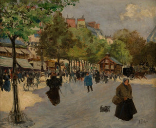 Le boulevard de Clichy - Louis Abel-Truchet — näkymä teoksesta
