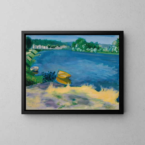 Bords de Seine - Louis Anquetin — kehystetty taideteos seinällä