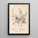 Ranskan kasvilajiston herbarium Pl0073 - Louis Antoine Cusin — kehystetty taideteos seinällä