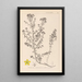 Ranskalaisen kasvilajiston herbarium Pl0099 - Louis Antoine Cusin — kehystetty taideteos seinällä