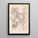 Ranskalaisen kasvilajiston herbarium Pl0159 - Louis Antoine Cusin — kehystetty taideteos seinällä