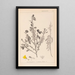 Ranskan kasvilajiston herbarium Pl0171 - Louis Antoine Cusin — kehystetty taideteos seinällä