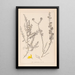 Ranskan kasvilajiston herbarium Pl0184 - Louis Antoine Cusin — kehystetty taideteos seinällä