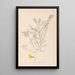 Ranskan kasvilajiston herbarium Pl0214 - Louis Antoine Cusin — kehystetty taideteos seinällä
