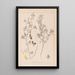 Ranskalaisen kasvilajiston herbarium Pl0308 - Louis Antoine Cusin — kehystetty taideteos seinällä