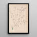 Ranskan kasvilajiston herbarium Pl0341 - Louis Antoine Cusin — kehystetty taideteos seinällä