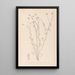 ranskalaisen kasvilajiston herbarium Pl0373 - Louis Antoine Cusin — kehystetty taideteos seinällä