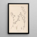 ranskalaisen kasvilajiston herbarium Pl0382 - Louis Antoine Cusin — kehystetty taideteos seinällä