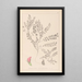 Ranskan kasvilajiston herbarium Pl0398 - Louis Antoine Cusin — kehystetty taideteos seinällä