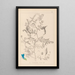 Ranskalaisen kasvilajiston herbarium Pl0473 - Louis Antoine Cusin — kehystetty taideteos seinällä