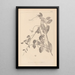 Ranskan kasvilajiston herbarium Pl0494 - Louis Antoine Cusin — kehystetty taideteos seinällä