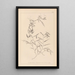 Ranskan kasvilajiston herbarium Pl0496 - Louis Antoine Cusin — kehystetty taideteos seinällä