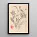 Ranskan kasvilajiston herbarium Pl0507 - Louis Antoine Cusin — kehystetty taideteos seinällä