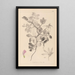 Ranskan kasvilajiston herbarium Pl0514 - Louis Antoine Cusin — kehystetty taideteos seinällä