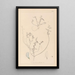 Ranskan kasvilajiston herbarium Pl0527 - Louis Antoine Cusin — kehystetty taideteos seinällä