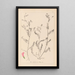 Ranskan kasvilajien herbarium Pl0542 - Louis Antoine Cusin — kehystetty taideteos seinällä