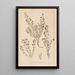 Ranskalaisen kasvilajiston herbarium Pl0915 - Louis Antoine Cusin — kehystetty taideteos seinällä